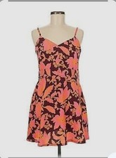 Ann Taylor Loft 14 Dress Y2k Hawaiian tropical coastal travel summer dress