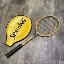 Spalding Fast Flite Championship Play Wooden Tennis Racquet Vintage Sports Decor