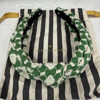 Lele Sadoughi Kelly Green Eyelet Embroidered Veronica  display picture 2