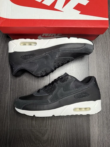 Nike Air Max 90 Ultra 2.0 LTR Pelle Nero 924447 001 Uomo UK 10