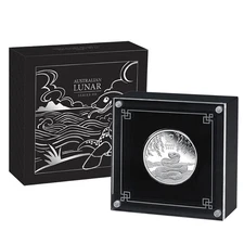 2025 Proof $1 Australian Lunar Silver Year of the Snake 1 oz OGP & COA