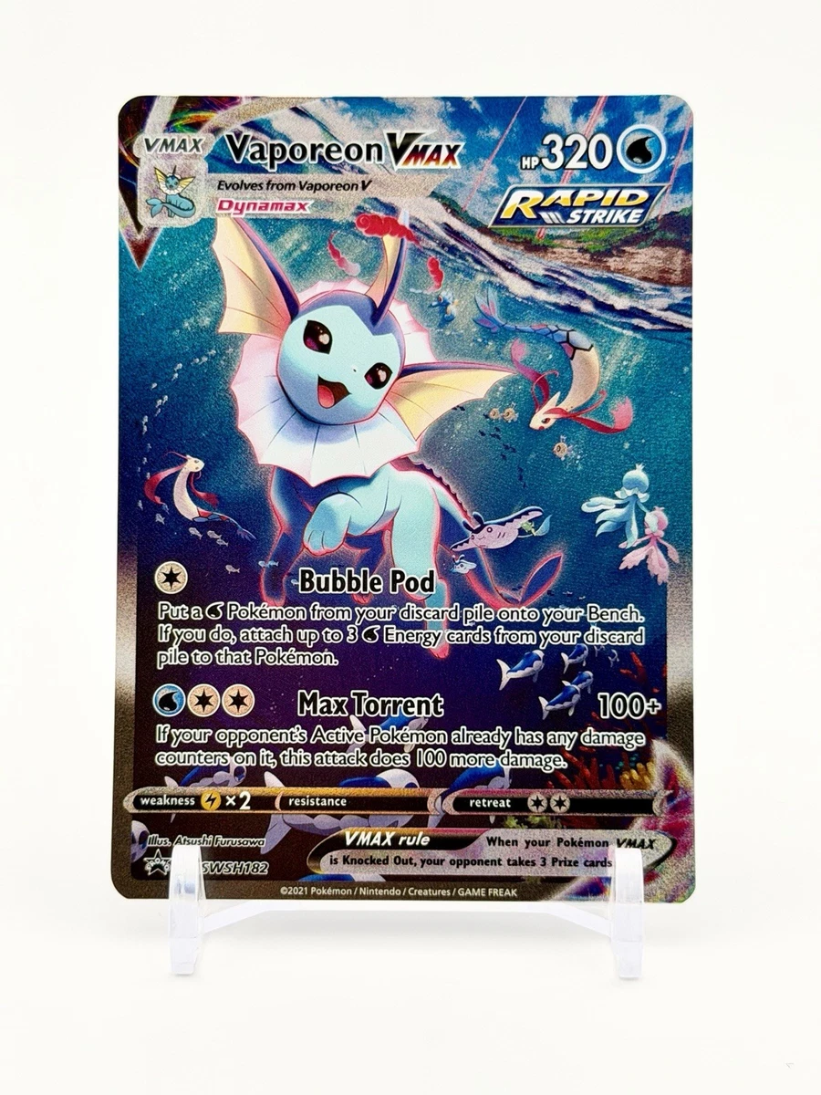 Vaporeon VMAX Pokémon TCG Cards for sale | eBay