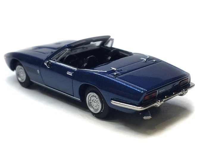 Maserati Ghibli Spider 1969 MINICHAMPS 1/43 - Métal Bleu Métallisé - Neuf