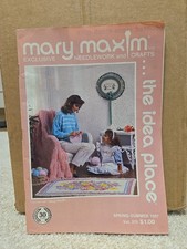 Mary Maxim Needlework And Crafts The Idea Place Spring-Summer 1987 Vol. 375