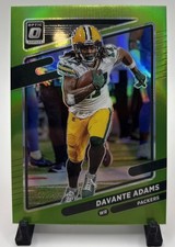 2021 Donruss Optic Davante Adams Lime GREEN🟩 Prizm Color Match🔥 26/35 