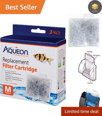 Versatile Medium Replacement Filter Media - Aqueon 3 Count - Enjoy Cleaner Water