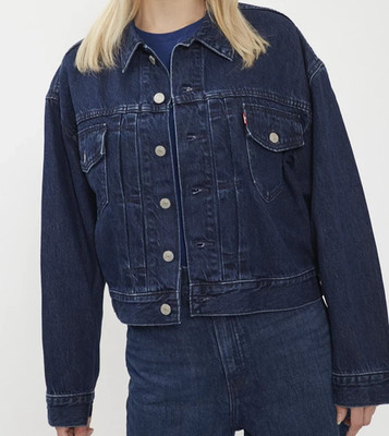 Neu Levis Typ 1 Trucker Jacke Small Größe 8 10 Damen Jeans 36757-0003