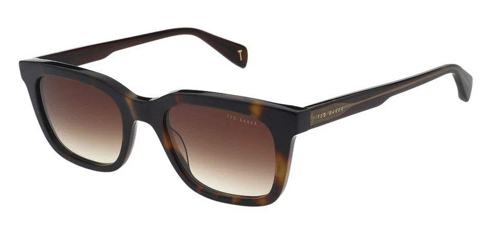 Lunettes Ted Baker Homme Birch TB1765 140 Gloss Classique Tortue/Marron - Photo 1/2