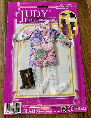 Vintage Barbie Clothes Judy Fashions To Fit Dolls Night Out - Main Image