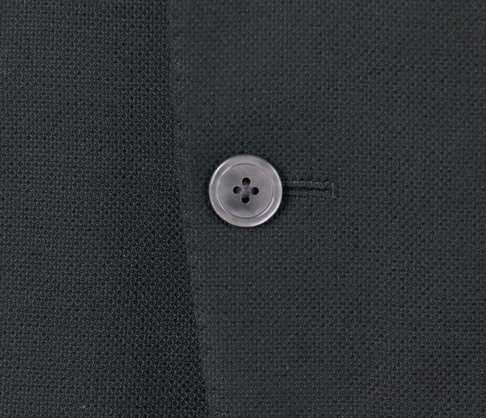 Samuelsohn Solid Black Hopsack Super 110 Wool Spo… - image 4