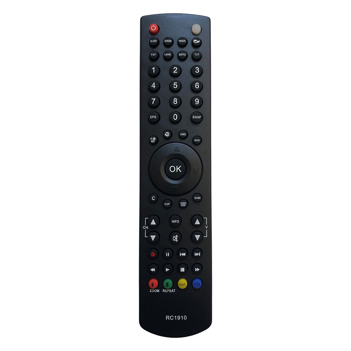 Thumbnail - Ersatz Tv Fernbedienung Für Telefunken L26h185i3 Fernseher
