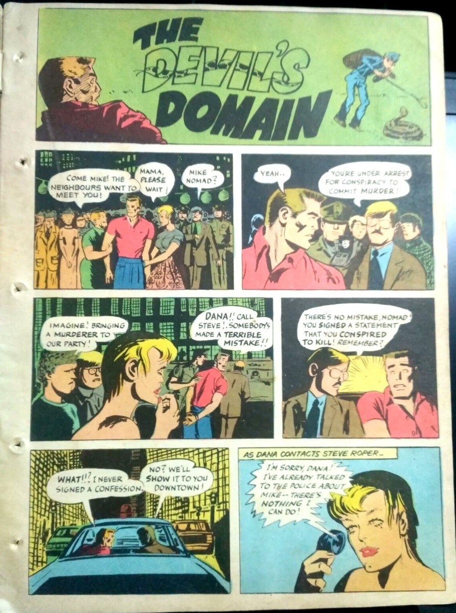 INDIA VINTAGE INDRAJAL ENGLISH COMICS - THE DEVIL'S DOMAIN