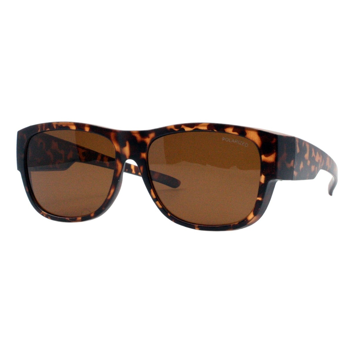 Polarized Fit Over Glasses Sunglasses, Square Frame, UV400 Protection Polarized Lens Fit Over Sunglasses Lightweight Soft Square  main image 3