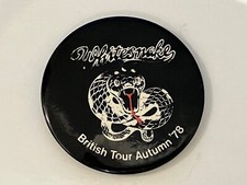 Vintage Whitesnake British Tour Autumn 1978 Pin Badge