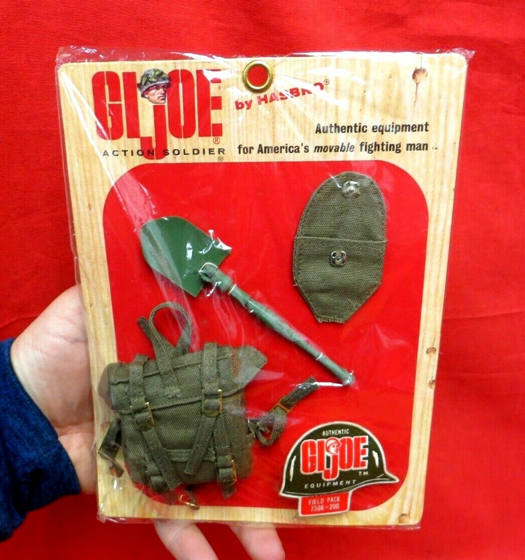 1964 VINTAGE GI JOE JOEZETA : #7506 ACTION SOLDIER FIELD PACK SET