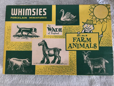 Wade Whimsies Set No10 Farm Animals - OVP mit Deckel
