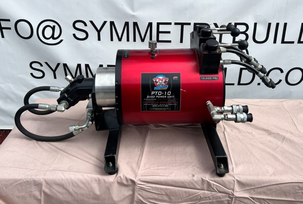 TNT Rescue PTO-10 Quad Power Hydraulic Pump High Pressure Unit