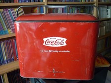 RARE GLACIERE    PUBLICITAIRE  COCA COLA /  AMERICAINE /   LOUISVILLE  K Y