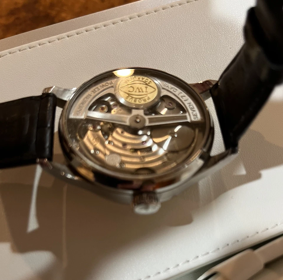 IWC PORTUGUESE 7-DAY POWER RESERVE IW500114 w/ ROSE GOLD NUMERALS - Image 3 of 4