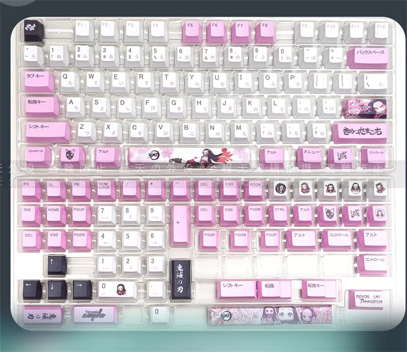 Demon Slayer Keycaps Set Kamado Nezuko Anime - Keysium