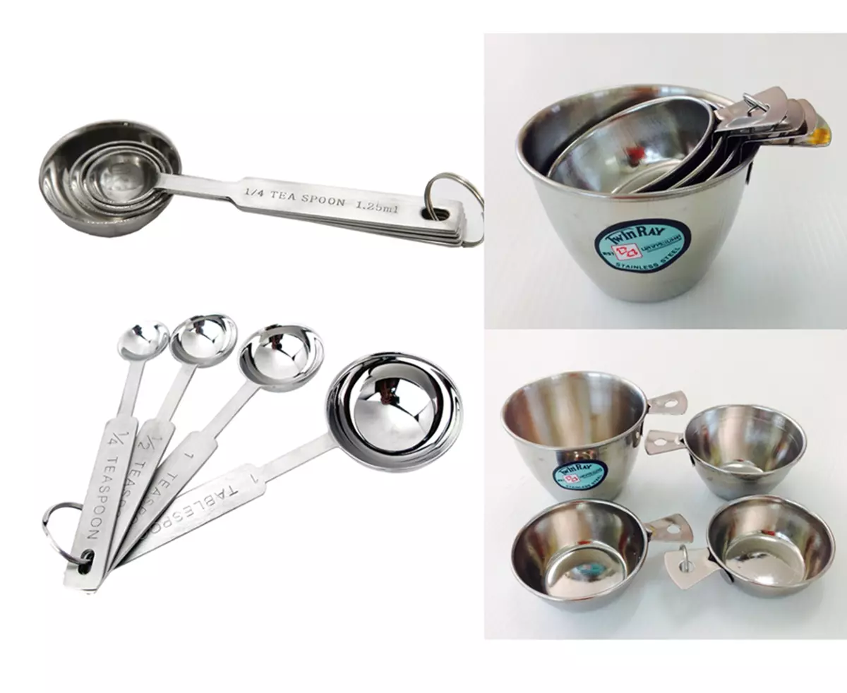 Stainless Steel Tea Measuring Cup Spoon Set