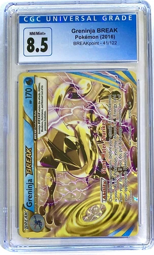 Pokémon TCG Greninja-Break 2016 BREAKPoint 41/122 CGC 8.5 NM/Mint +