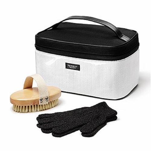 Kit de accesorios de cuidado corporal Victoria's Secret estuche de viaje, exfoliantes, cepillo 667539747792 | eBay