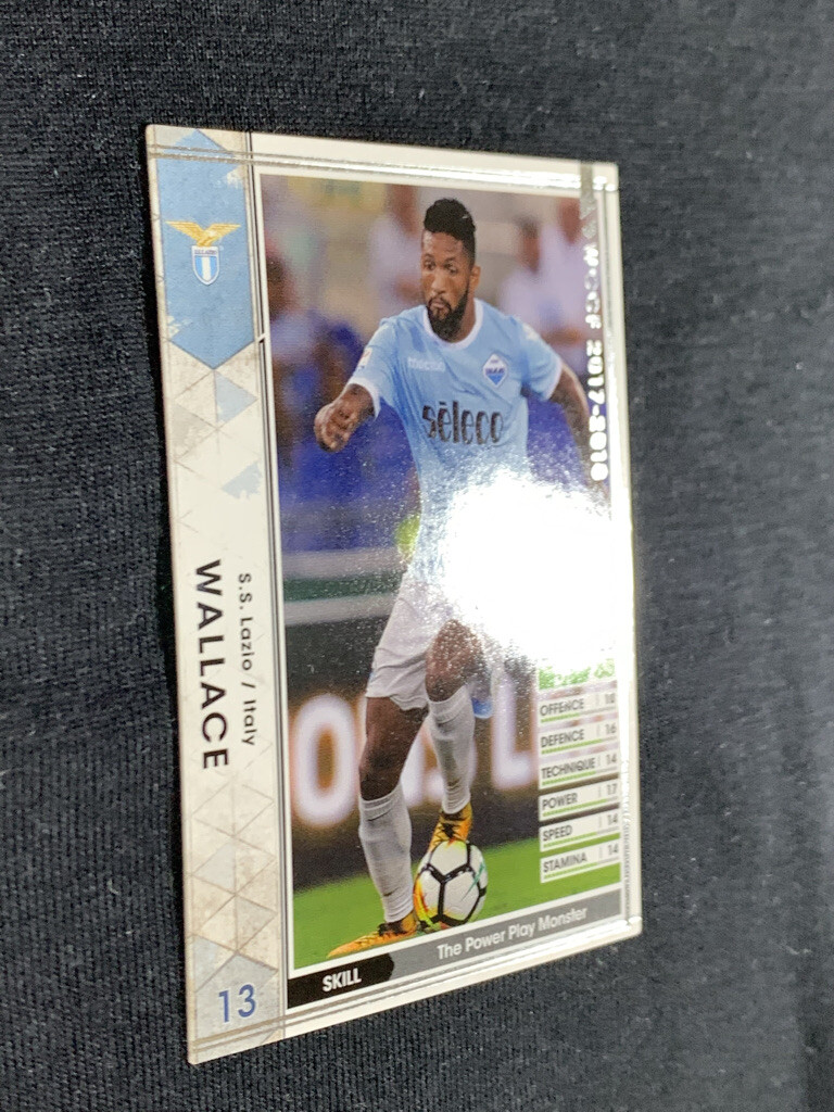 Wallace WCCF PANINI soccer card made in Japan sports Fight 183/272
