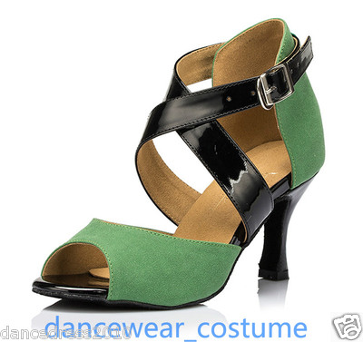 Ladies Party Ballroom Latin Tango Samba Salsa Dance Shoes Heels Sandals US 5-9