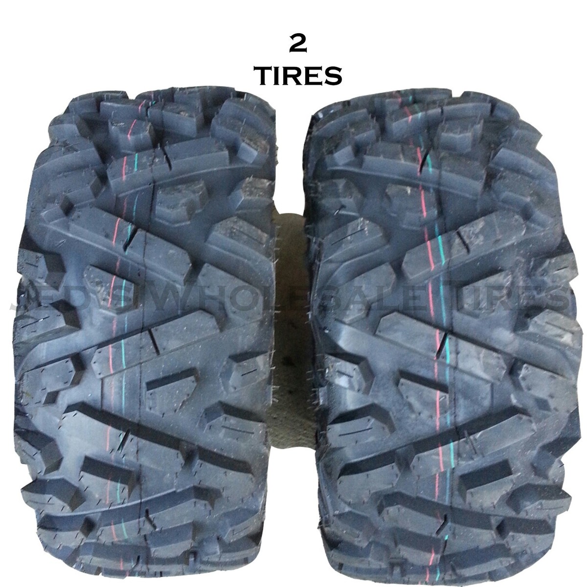 TWO KENDA K594 ATV TIRES 25-8-12 25x8-12 AT25x8-12 205/80-12