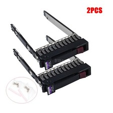 2X HP 500223-001 2.5" SAS SATA HDD Tray DL380 DL360 DL385 ML370 ML350 570 G6 G7