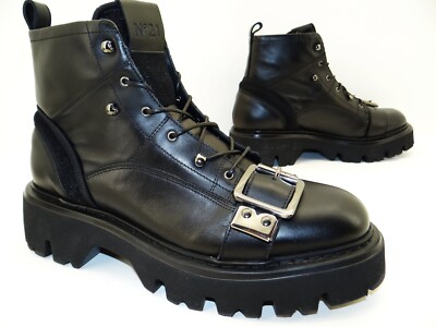 N°21 boots ankle boots lace-up ankle boots men's shoes leather size 44 