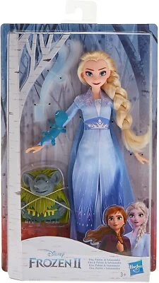 Poupée Elsa, Pabbie et Salamandre LA REINE DES NEIGES Disney Hasbro - Photo 1/3
