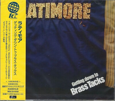 Latimore - Getting Down To Brass Tacks.     New Cd  Japan