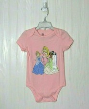 Disney Princess 24 Months Infant Romper Creeper Body Suit Pink NWT