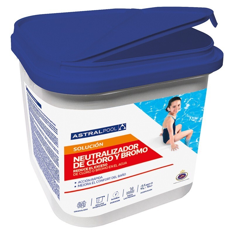 ASTRALPOOL NEUTRALIZADOR DE CLORO Y BROMO 6 KG