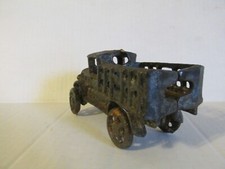 AC Williams 1929 Ford Model AA Stake Truck 7" Cast Iron Blue-Green
