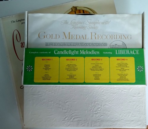 Liberace Candlelight Memories Longines Symphonette Society 4-LP Box Outer Space! - Picture 4 of 6
