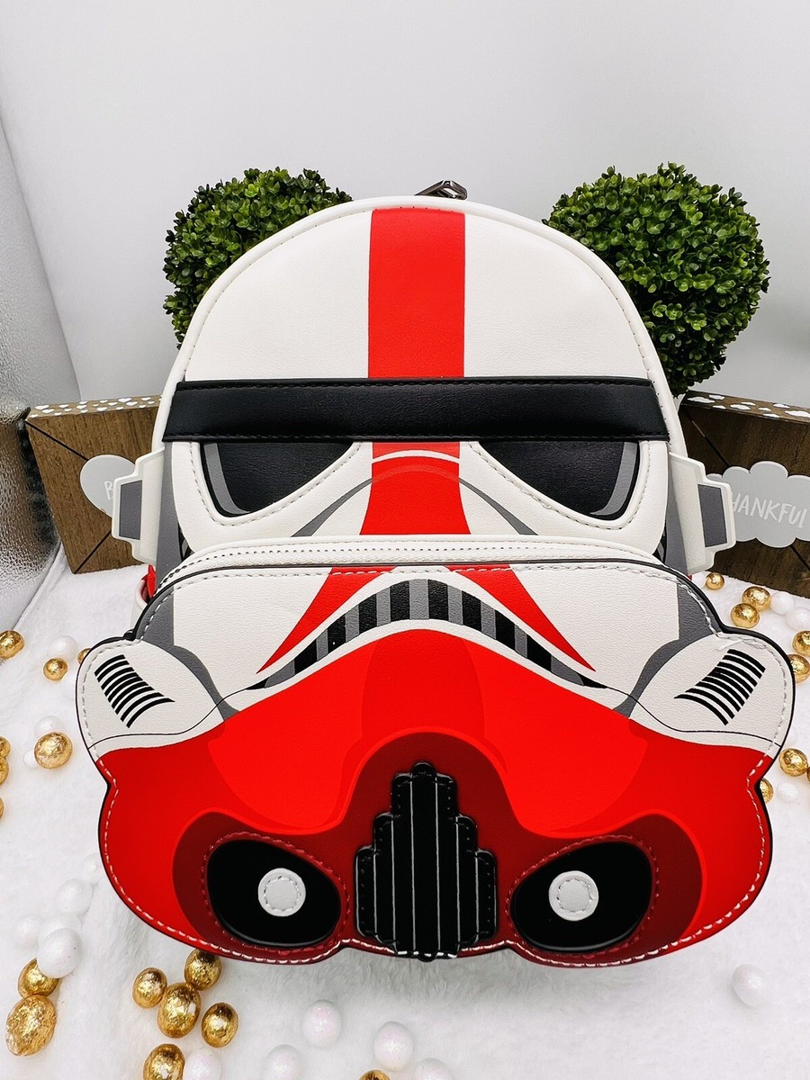 LOUNGEFLY STAR WARS INCINERATOR TROOPER COSPLAY MINI  display picture 1