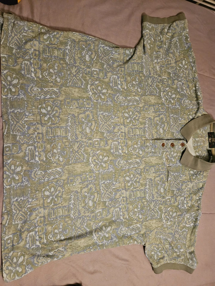 Camisa ORVIS Para Hombre XXL Verde Estampado Floral DE COLECCIÓN Foto 4 de 4