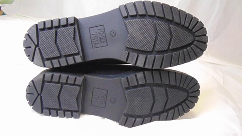 Botas Chelsea de caña media para mujer. Time & Tru Talla 10 Negro Imitación Gamuza con Cremallera - Imagen 12 de 15