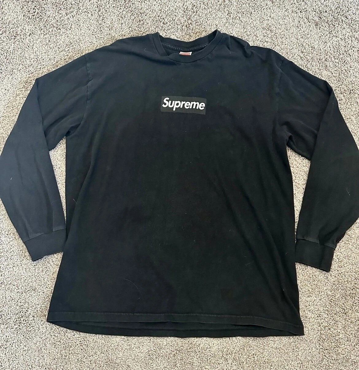 supreme box logo manches longues tee shirt XL