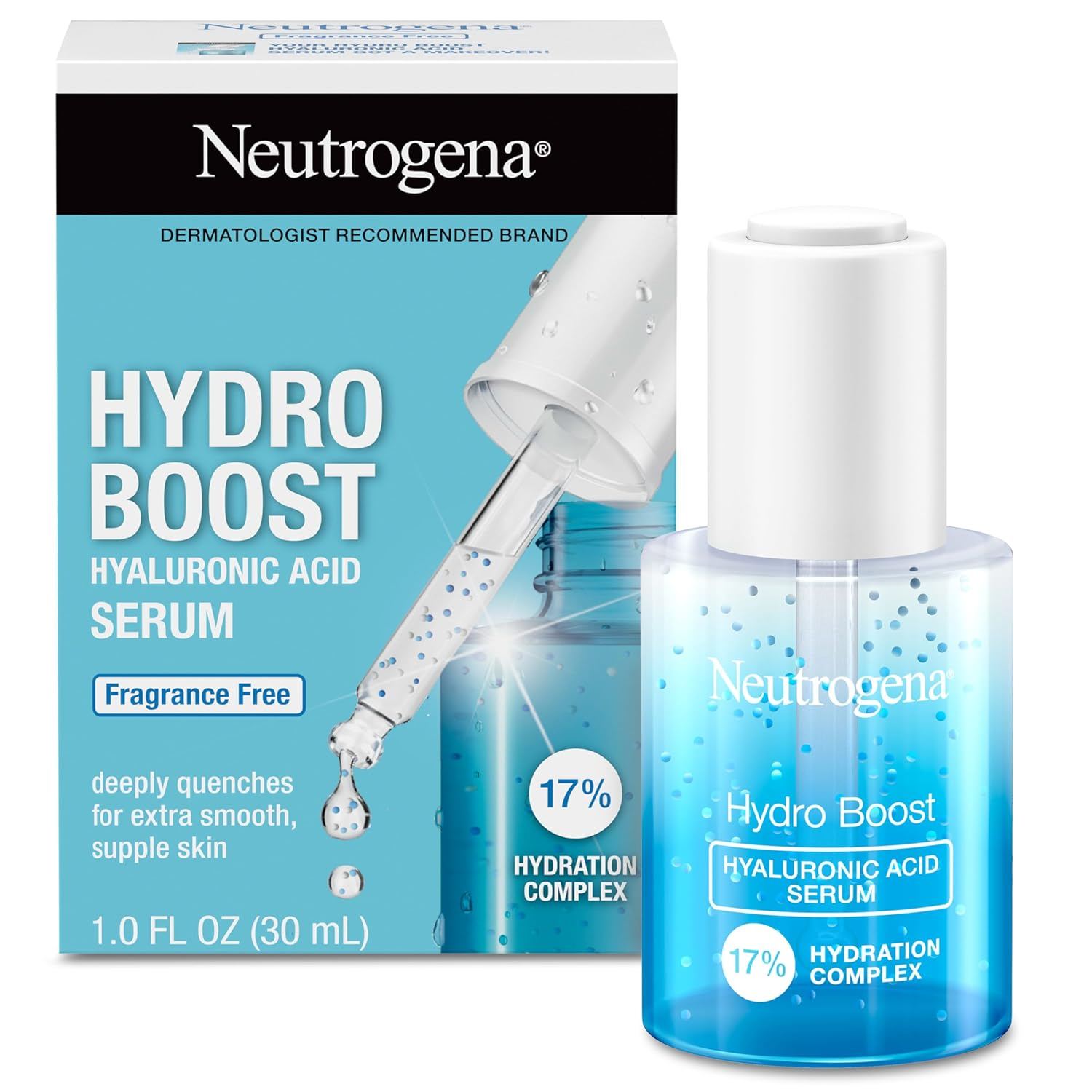 Hydrating Hydro Boost Hyaluronic Acid Serum for Daily Lightweight Moisture