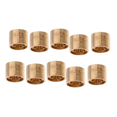Lot de 10 embouts de queue de billard en laiton, embouts de billard en cuivre, outil de réparation, accessoires - Jeux - Jouets
