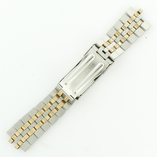 TAG HEUER 1500 202/3 2-TONE GOLD+STAINLESS STEEL FULL BRACELET NO END LINKS - Picture 5 of 5