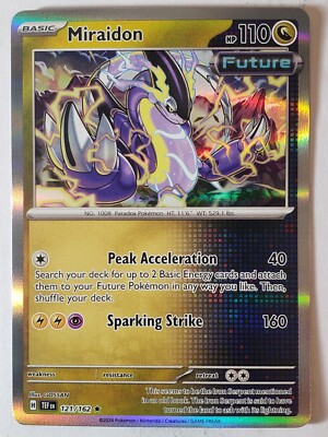 miraidon future pokemon card value - ex 081/198 - Scarlet & Violet Fx2 / / 1 Artist HOLO Miraidon 121/162 NM /