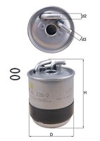 Mahle KL 228/2D Kraftstofffilter FüR Chrysler Jeep MERCEDES-BENZ Mitsubishi