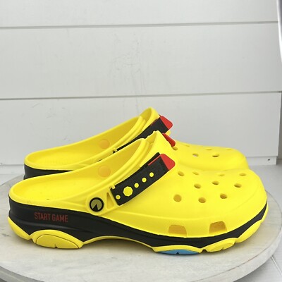 Crocs Pac-Man x All-Terrain Yellow Clog 209322 Man Size 12 NEW | eBay