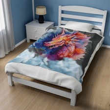 L'AMOUR DE SOI Dragon's Embrace Plush Blanket