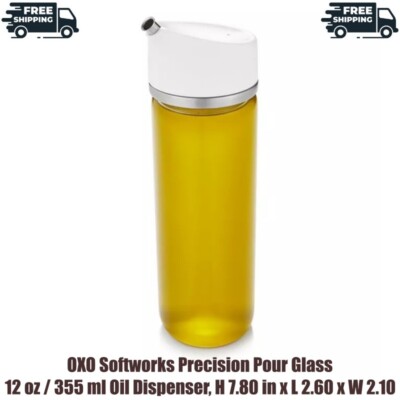 OXO Softworks Precision Pour Glass 12 oz / 355 ml Oil Dispenser